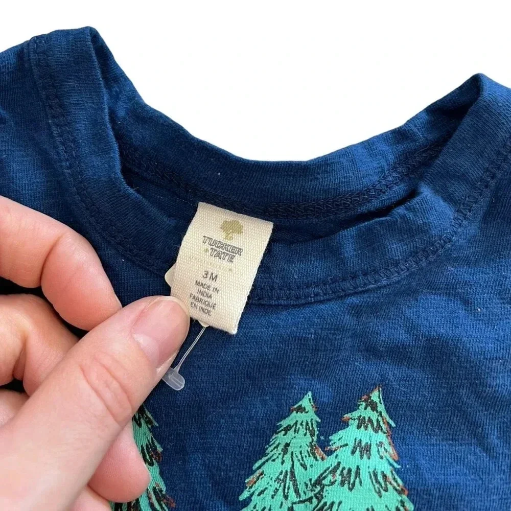 Tucker + Tate Navy Summer Camping Buddies Outfit 3 months